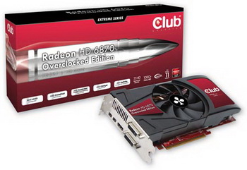 Club 3d Radeon HD 6870 1GB GDDR5 overclocked edition